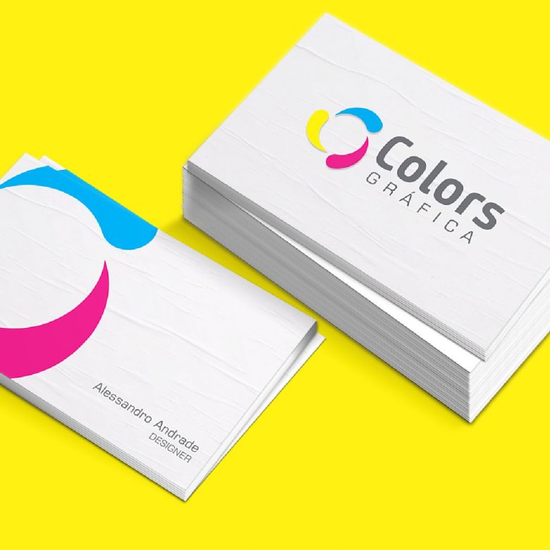 Cartão de visita de uma grafica