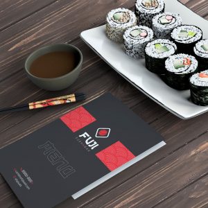 Cardápio comida japonesa
