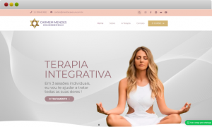 criação de site para a terapeuta Carmem Mendes