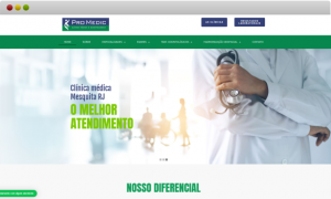 criação de site clinica médica promedic