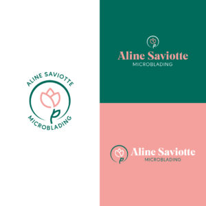 Logotipo estética Aline Saviotte