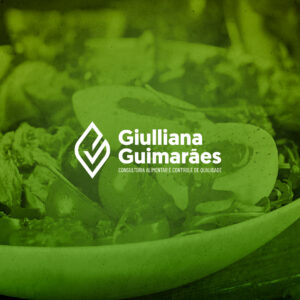 Logotipo nutricionista Giulliana Guimarães