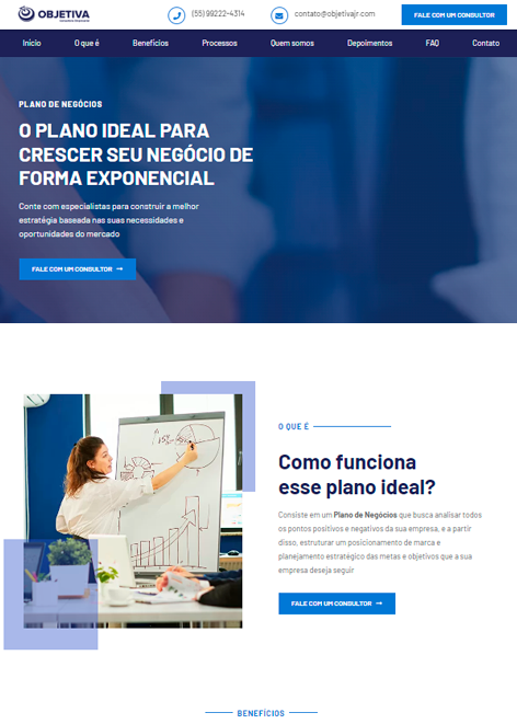 Criação de sites RJ Objetiva JR