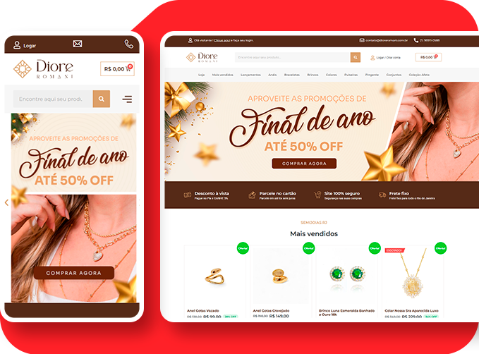 Criação de loja virtual​