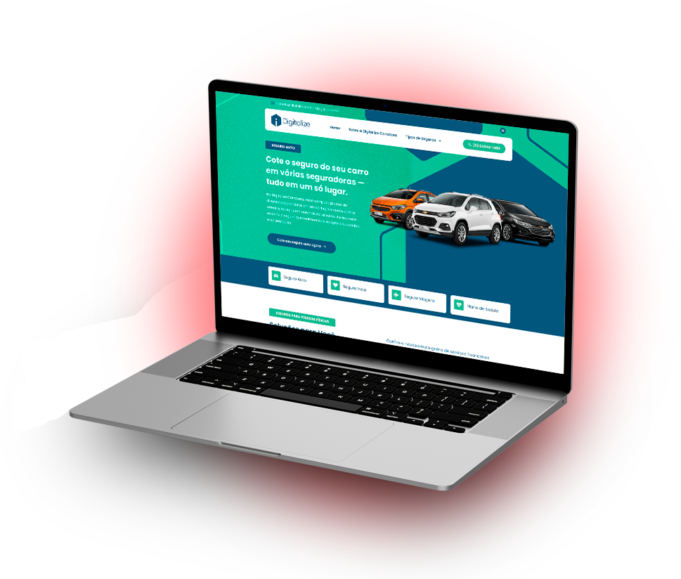 Criação de site para corretora de seguros