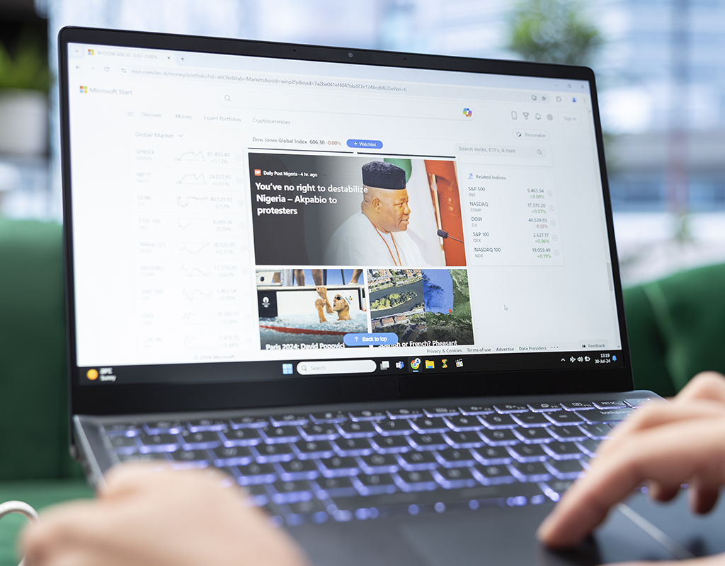 Landing page