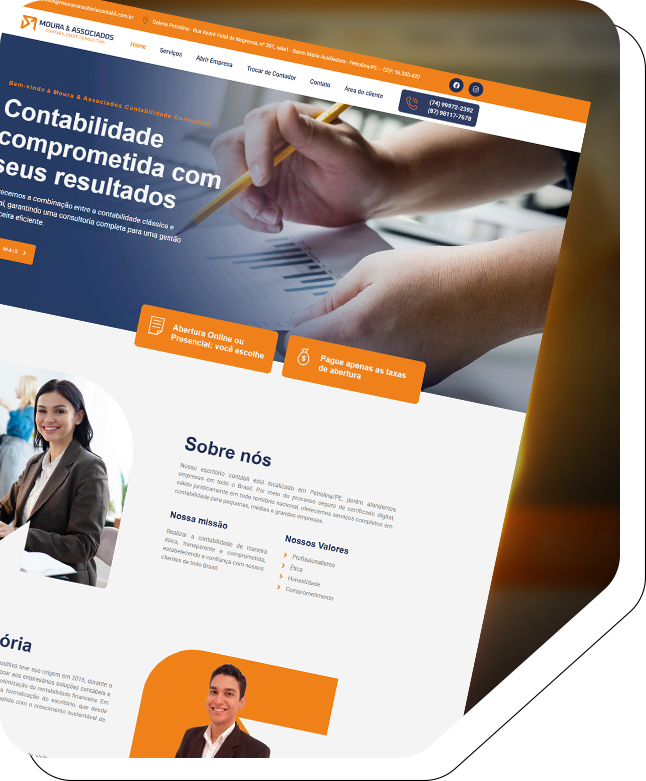 Criação de sites Barra da Tijuca para emresa de Contabilidade
