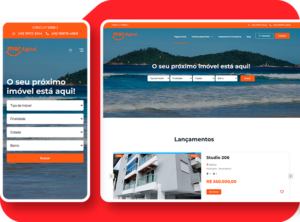 Criação de sites para imobiliária Mar Digital