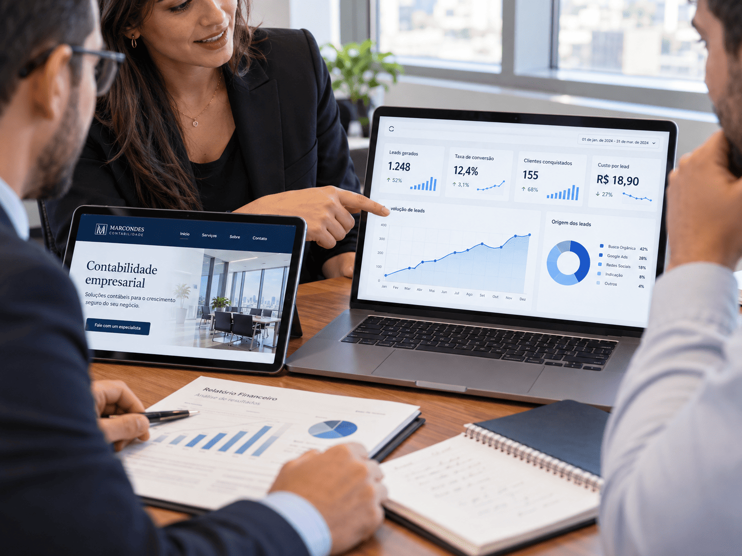 Agência de marketing de alta performance para contadores