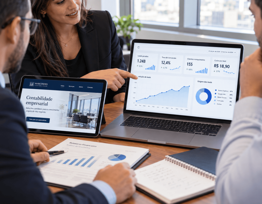 Agência de marketing de alta performance para contadores