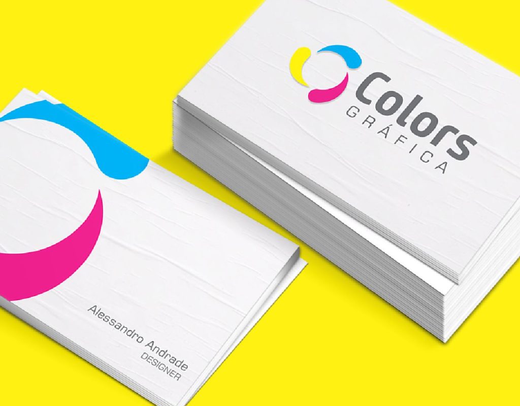 Cartão de visita de uma grafica