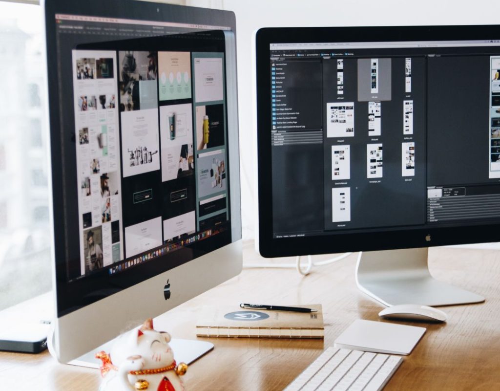 recursos visuais do site