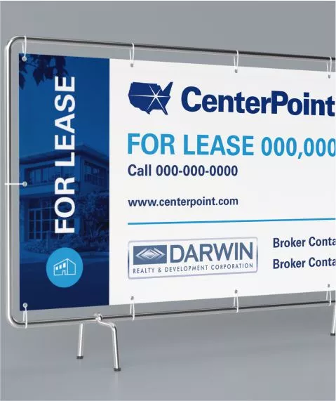 Lona com ilhós gráfica taquara