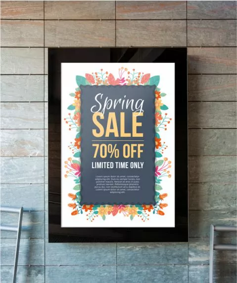 Placas de parede gráfica taquara